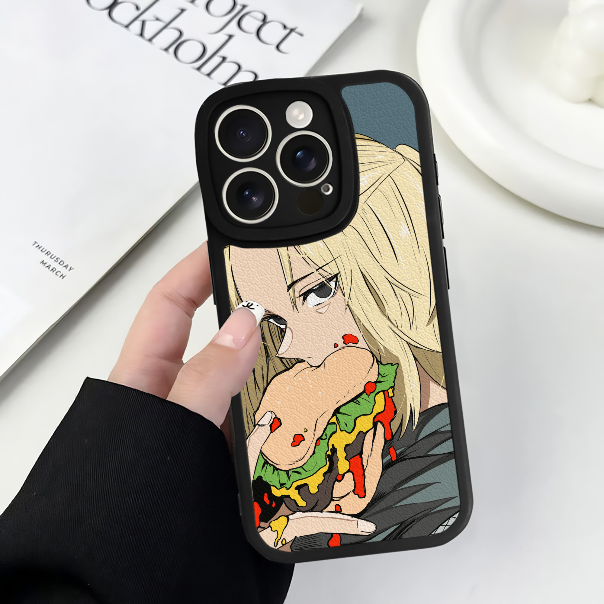 （画像用） 東京リベンジャーズ Tokyo Revengers 【iPhone 16シリーズ対応】シリコンスマホケース（レザー調） 材質：シリコン